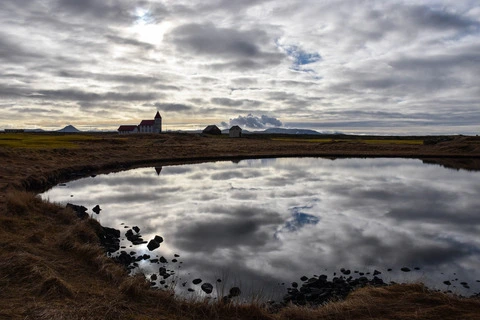 Pond in Iceland