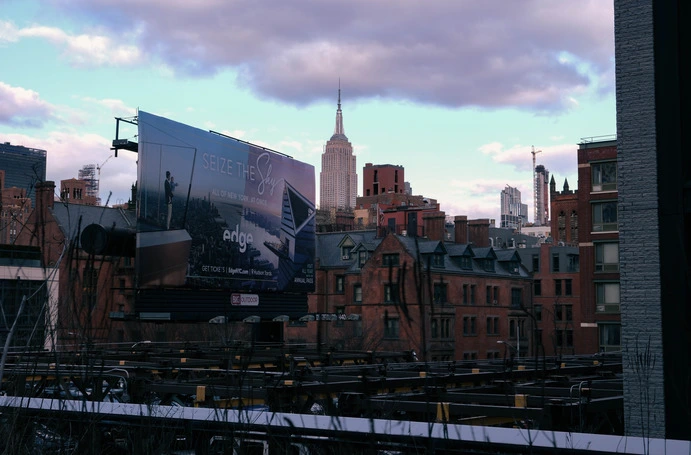 New York skyscape from the High Line